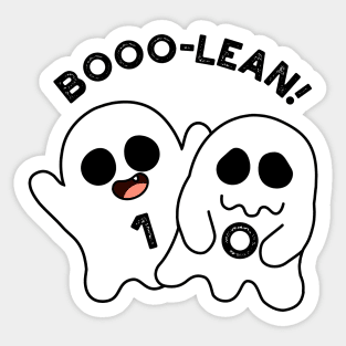 Boo-lean Funny Computer Ghost Boolean Pun Sticker